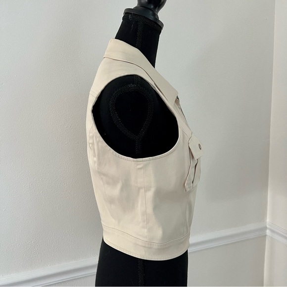 Vintage Bebe Cropped Vest - Picture 3 of 8